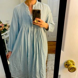 L.L. Bean Vintage Blue Dress